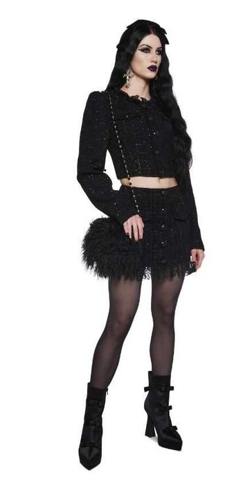 Vand fusta Widow office alternative Killstar Dollskill XS S