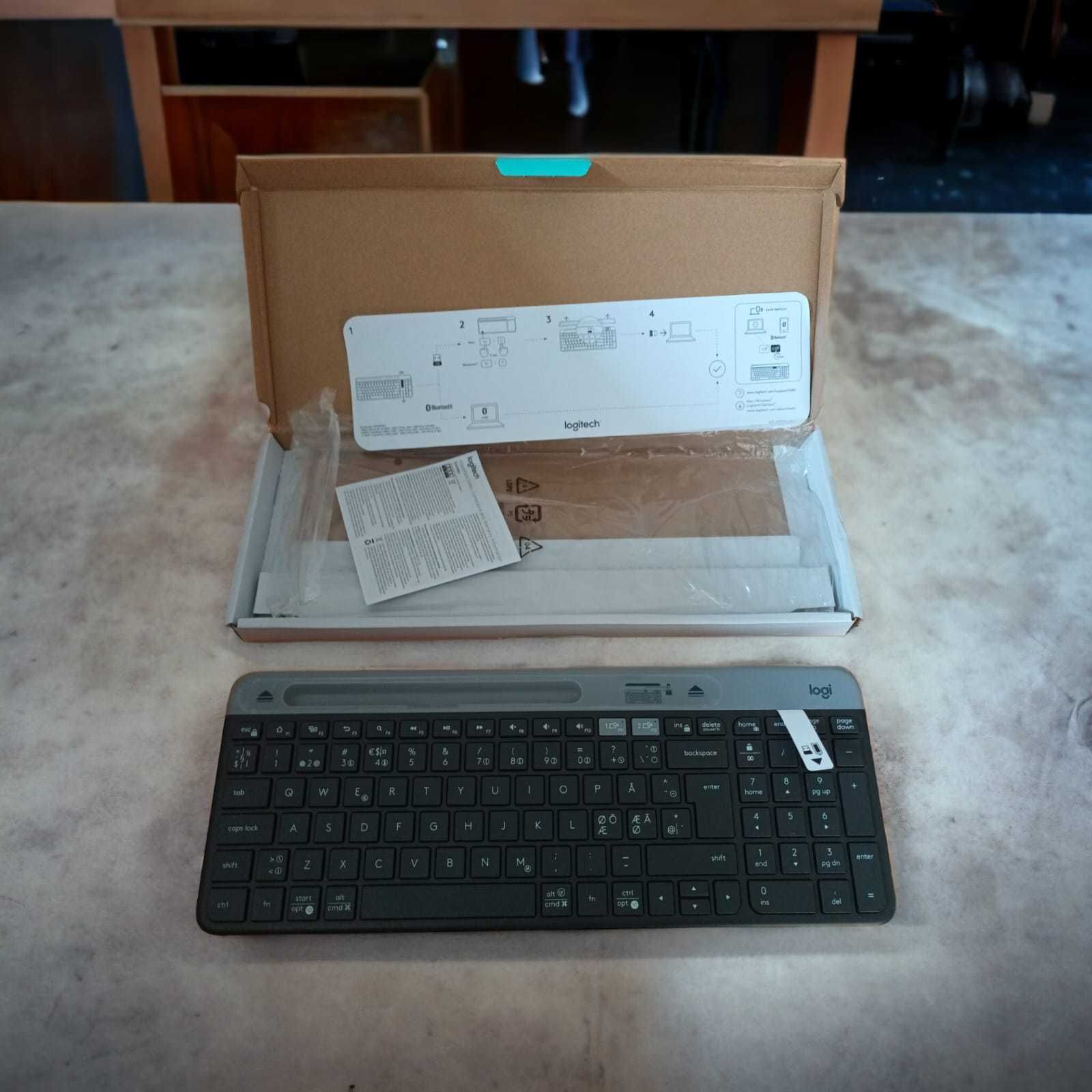Tastatura Profesionala Logitech K580 Wireless Bluetooth cu Adaptor