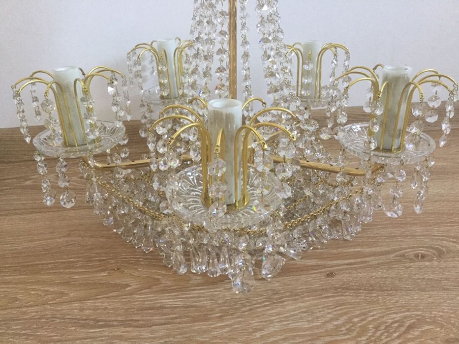 Candelabru / lustra cristal Bohemia, Cehia