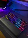 Tastatura mecanica de gaming, Rampage PLOWER K60, Switch Blue, Negru