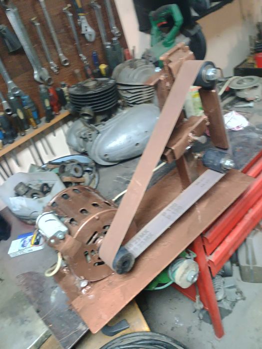 Лентов шлайф. Гриндер