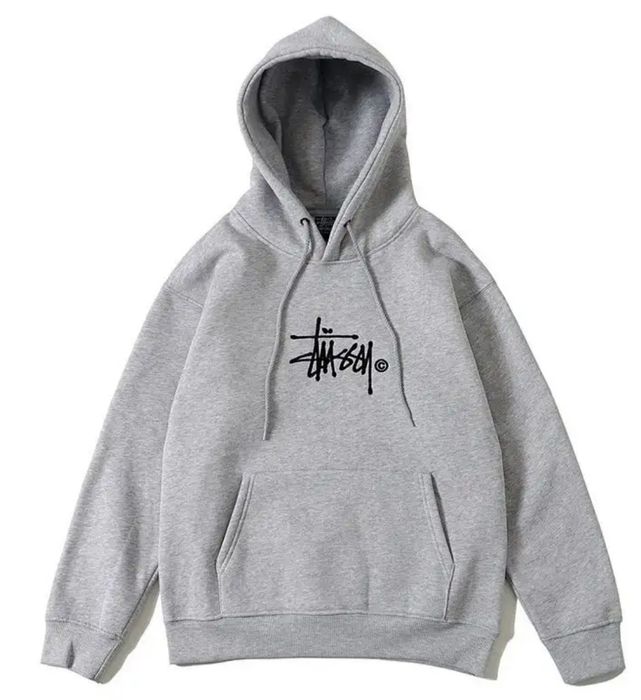 Худи Stussy серая размер 52