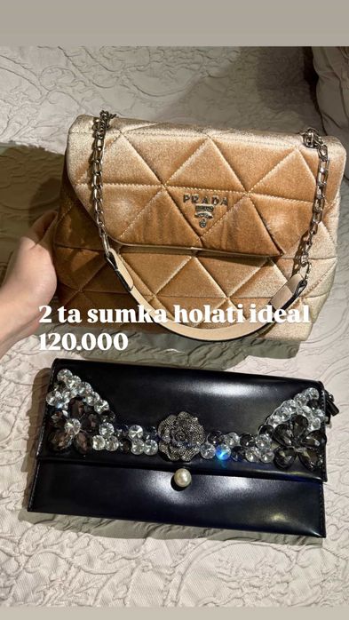 2 ta sumka prada bn koshelyok
