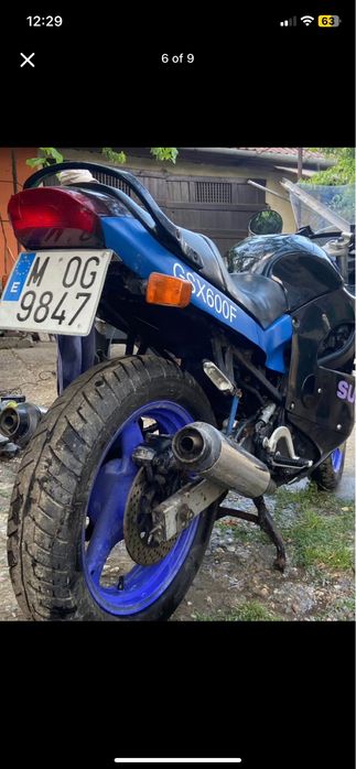 Motocicleta Suzuki GSX600F