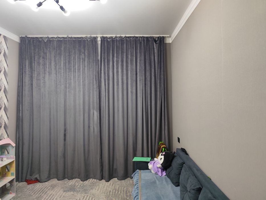 Шторы велюр современной стиль