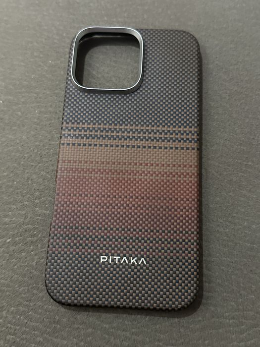 Husa Iphone 16 Pro Max Pitaka SunSet MagEz 5 UltraSlim Aramida/Kevlar