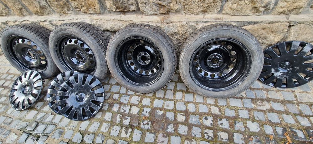 Vând jante tabla +cauciucuri