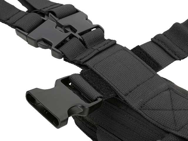 Toc Pistol Modular Cu Prindere Pe PiciorNegru 8FIELDS PREMIUM Nou