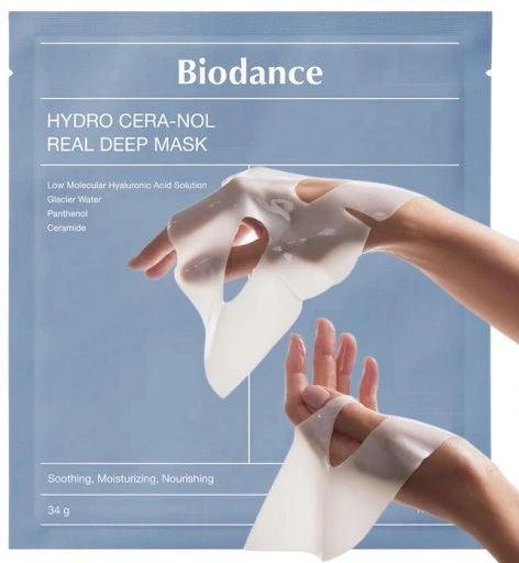 Корейска козметика шийт маски за лице Biodance Bio-Collagen Real Deep