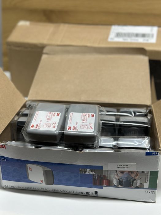 Masca Protectie Reutilizabila 3M Model 6100 Marimea S Filtre 6038 P3R