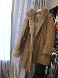 Утепленное пальто классического фасона, фирма Baronia, немецкого безуп
