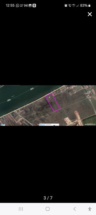 Vand teren Hinova 3,4 ha la Dunare intra / extravilan