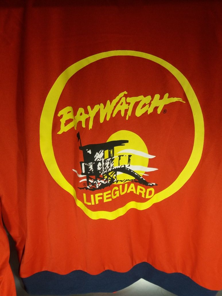 Baywatch Lifeguard bluză retro celebrul serial baywatch salvamar