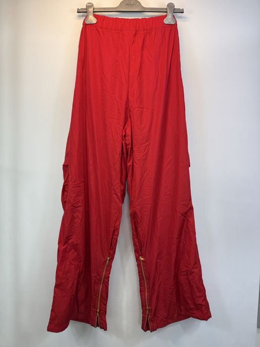 Max Mara червен широк панталон
