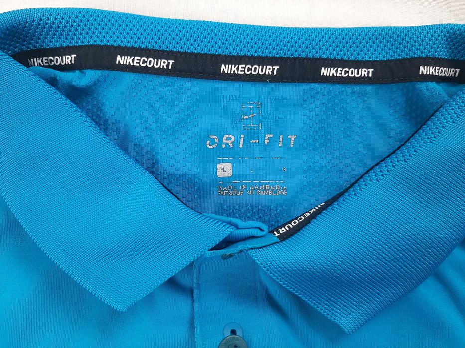 Nike Roger Federer - Оригинална мъжка тениска с яка размер L