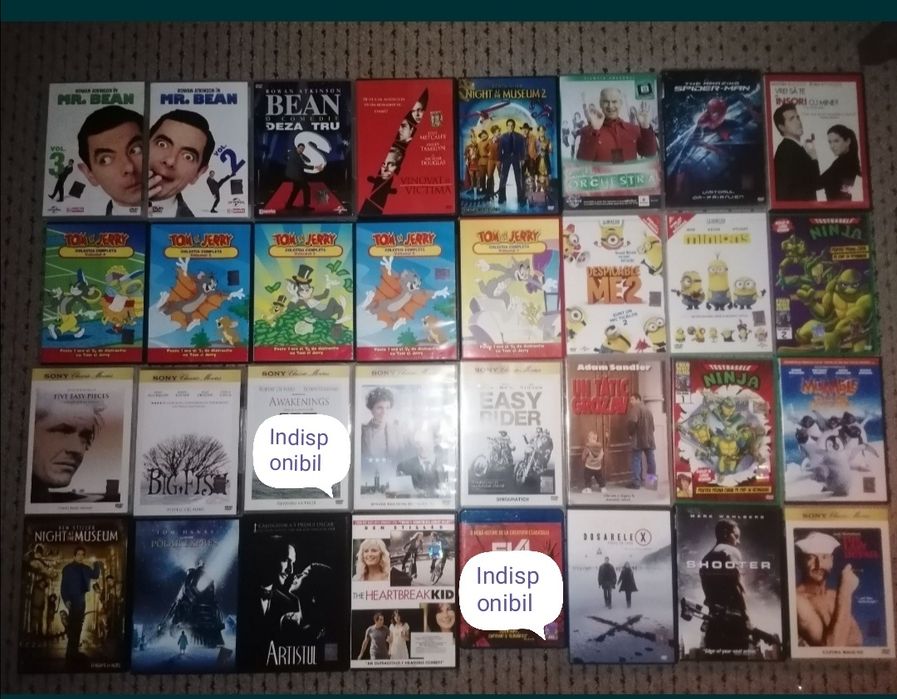 Colectie Dvd filme noi sau folosite o data