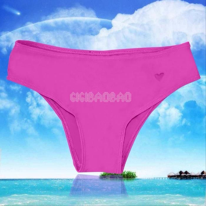 Lenejerie dama - costum baie SLIP decupat (inimioara)