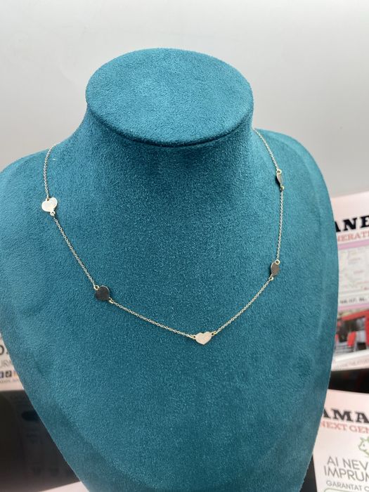 Amanet Next Generation/Lant din aur alb 14k