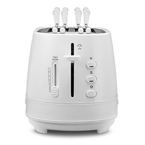 Двоен Тостер De Longhi CTLAP2203 с щипки 550W,затопляне/размразяване