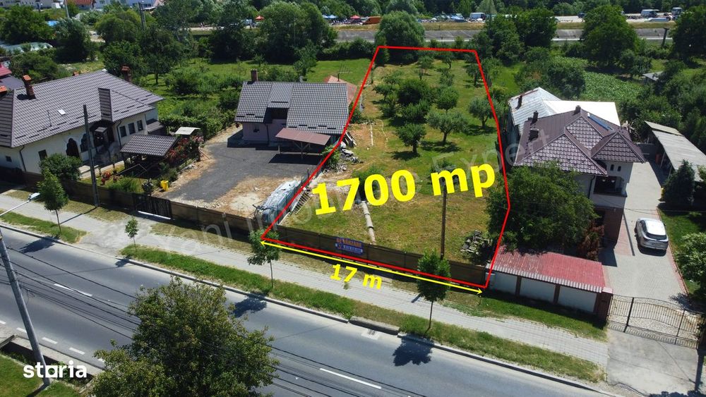 Teren de vânzare în Curtea de Argeș ( 1700 mp ).