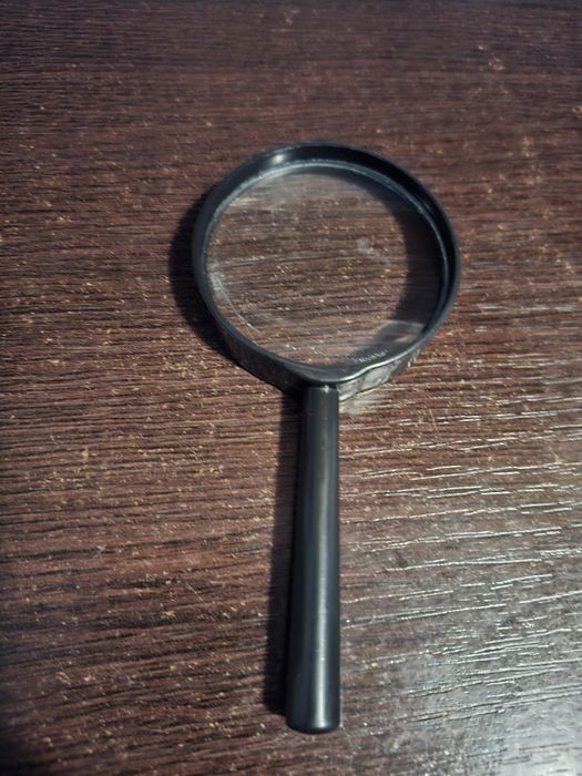 Lupă (Obiectiv Măritor) – 13 cm Lungime – Negru – Citit/Hobby