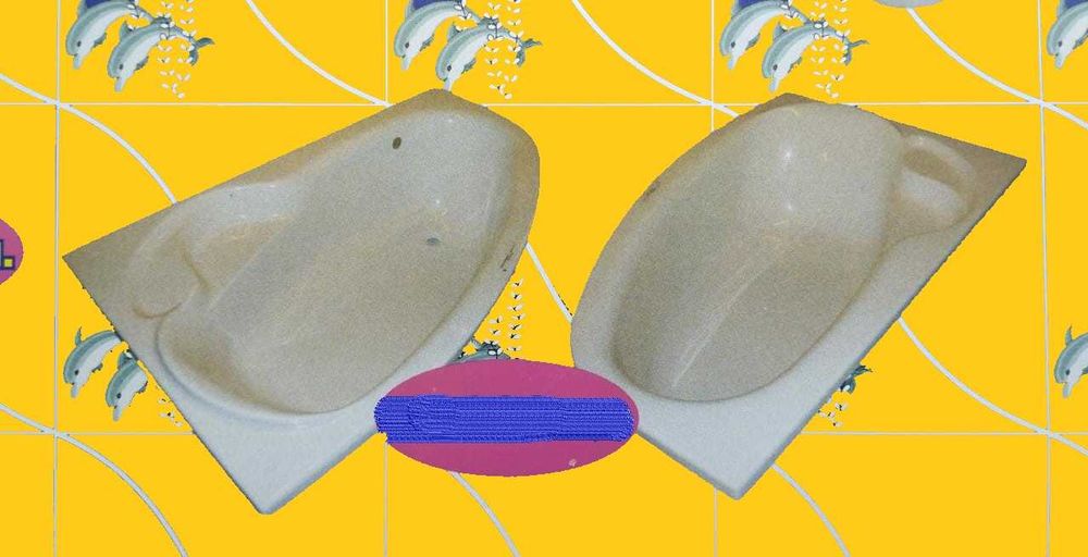 Продам новые угловые ванны акриловые