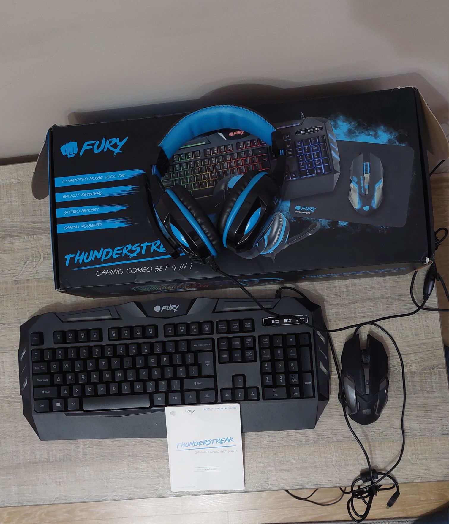 Kit de gaming Fury Thunderstreak