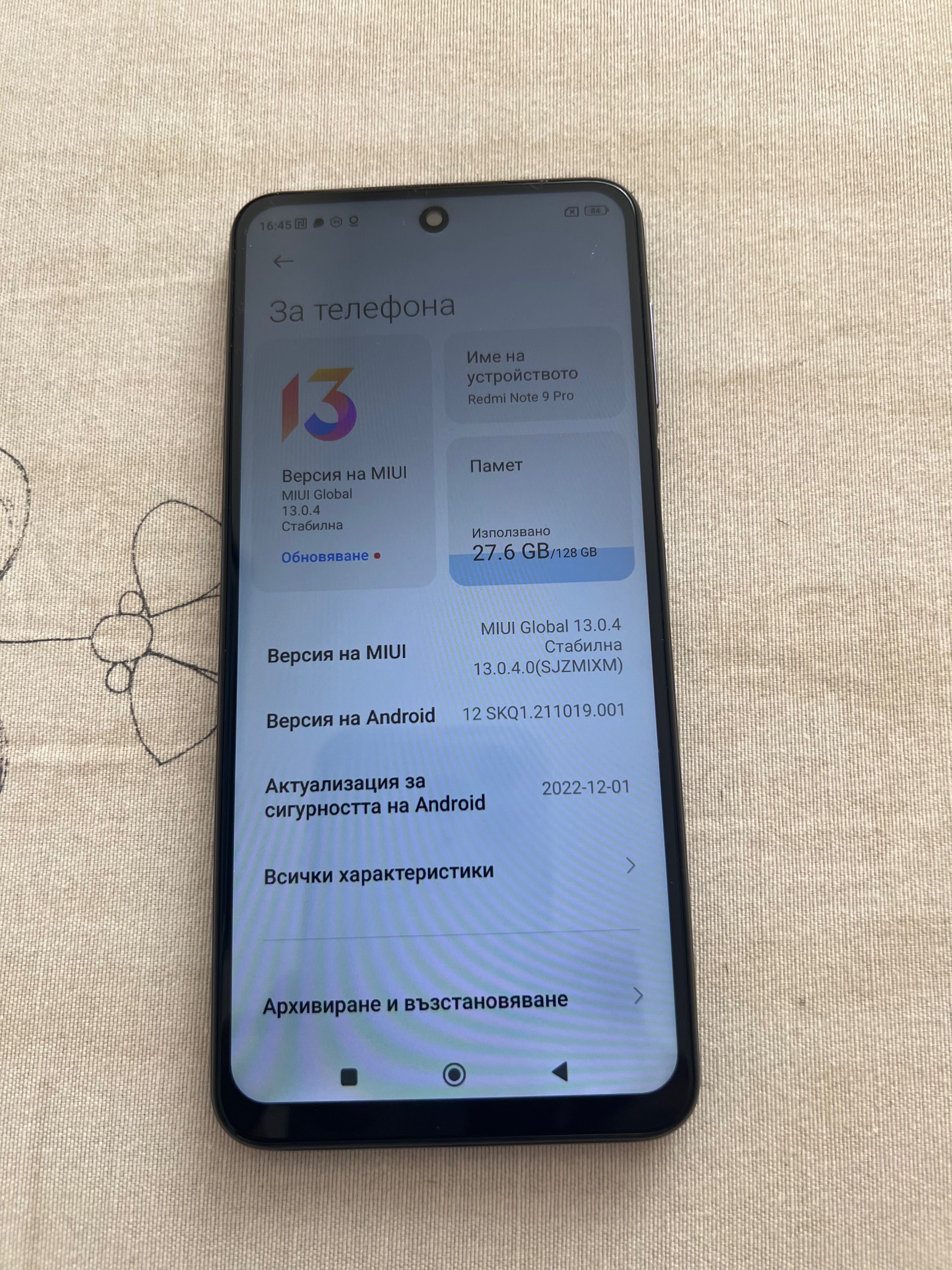 XiaomiRedmi Note 9 Pro-128GB/8GB,Dual SIM,Grey