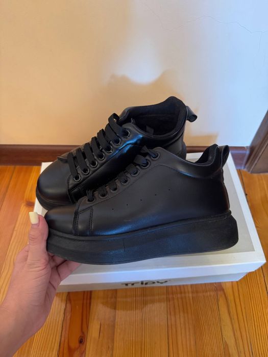 Кроссовка с мехом и турецкая синяя кросс