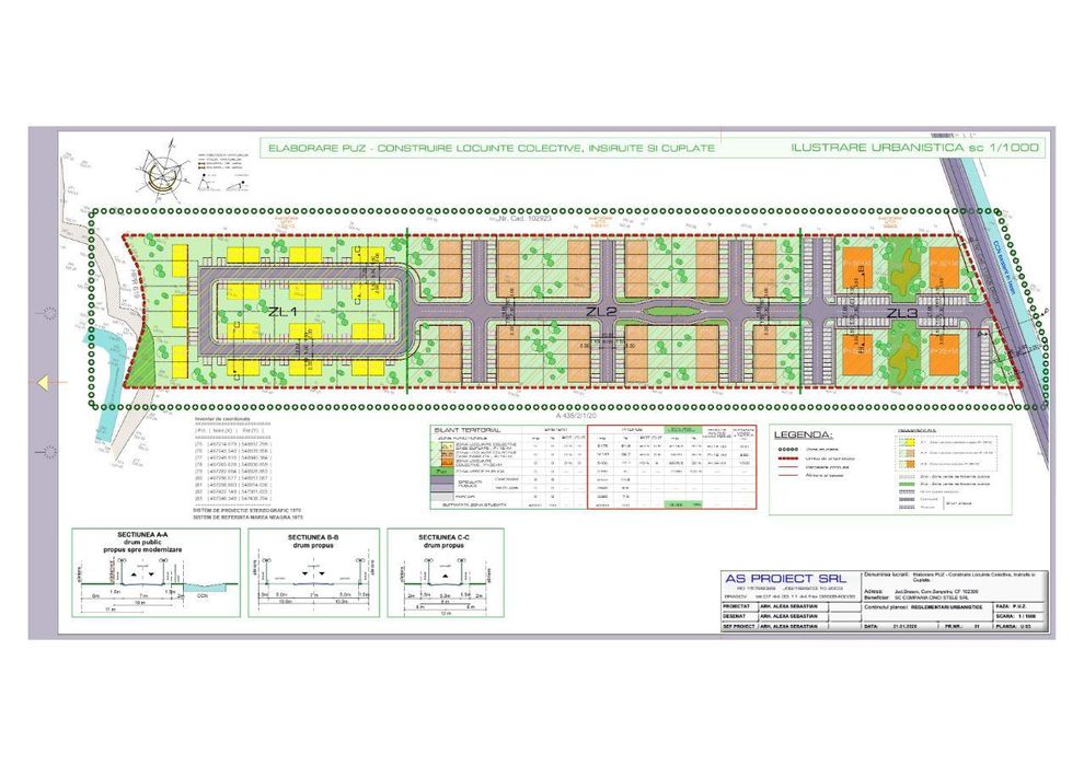 Teren intravilan puz nou case insiruite si duplex