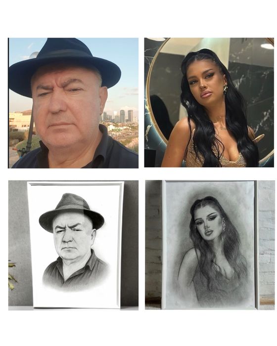 Tablouri personalizate după poză – portrete în creion | cadoul perfect