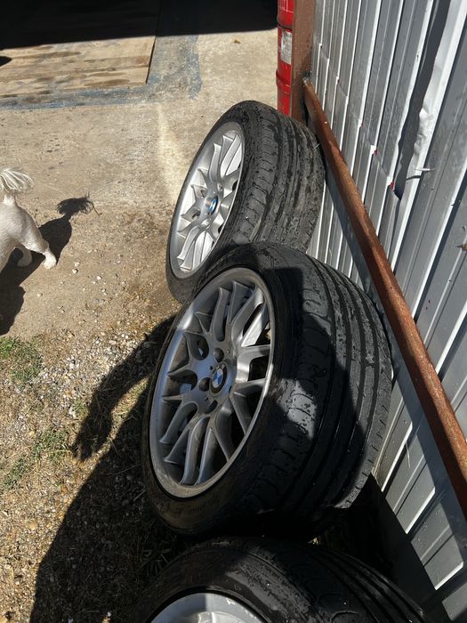 Jante bmw pe 17 inch cu cauciucuri de vara