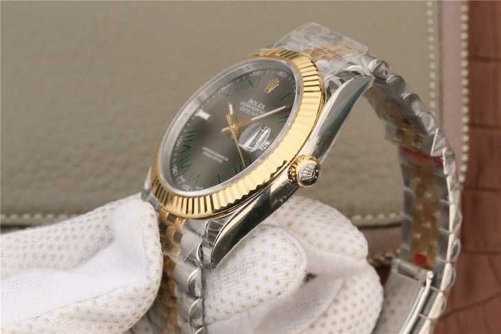 Rolex datejust 41mm Wimbledon двуцветен