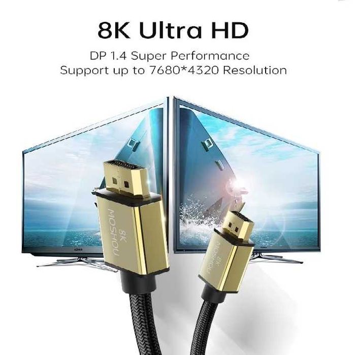 Cablu Moshou Display port  DP 1.4 8k 60HZ  4k 144hz  2k 165hz  RTX3080