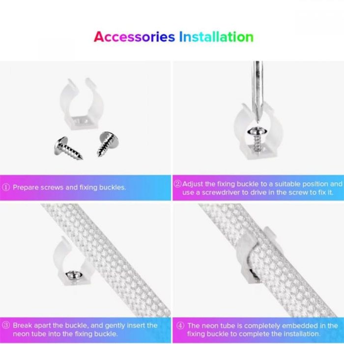 Комплект USB RGB LED Неонова Лента 5м, Bluetooth с дистанцион