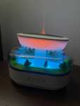 Umidificator Aromaterapie cu peisaj de pădure și lumină de noapte