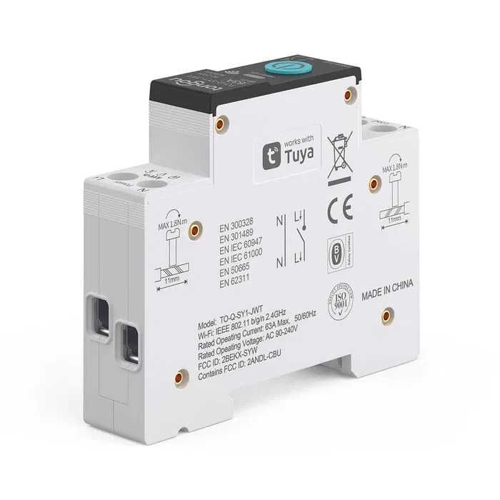 Siguranta 63A, WiFI+APP, Contor Consum+Voltaj