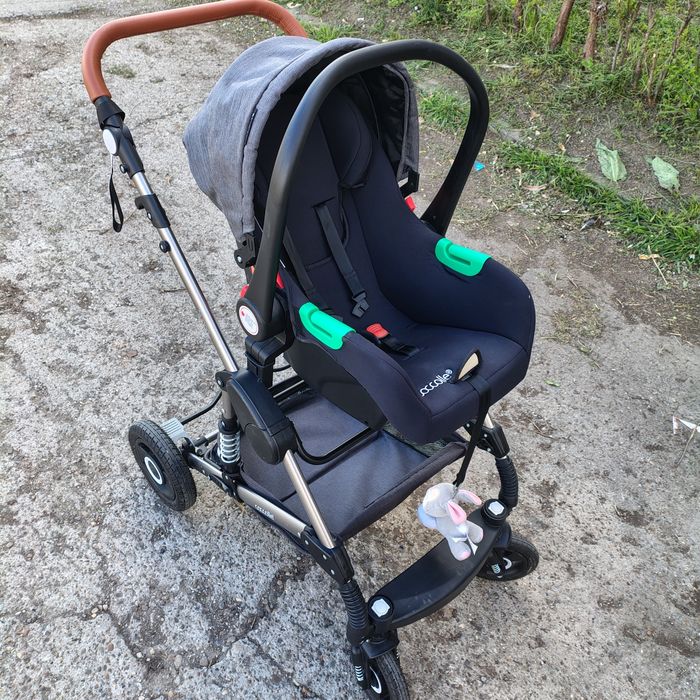 Cărucior transformabil 3in1 Coccolle urban grey