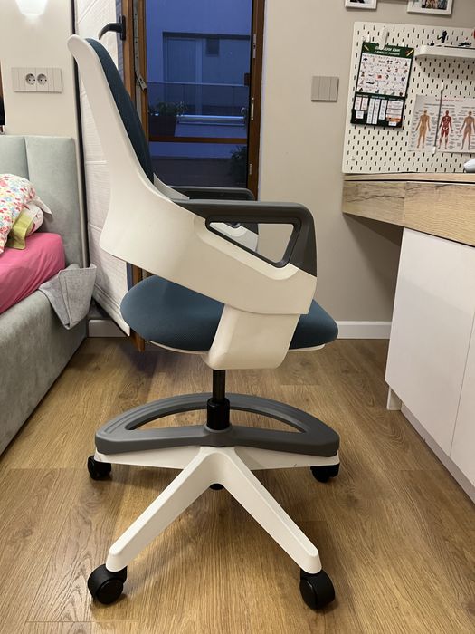 Ученически стол,сиво син