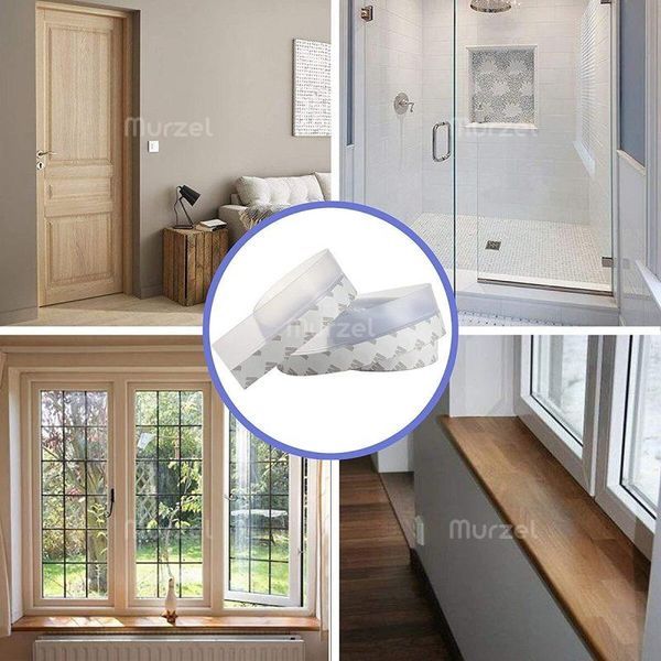 Уплътняваща силиконова лента за врати и прозорци, –SiliconeTape