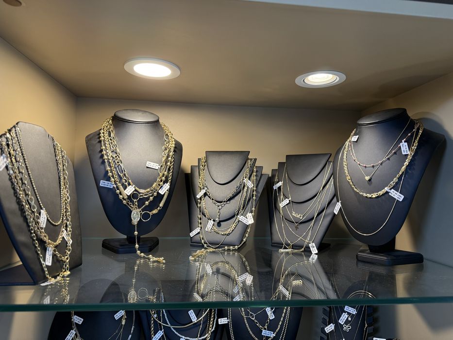 Bijuteria ROYAL: Bratara Lant  Inel Cercei  Aur 14K  dama barbat 585