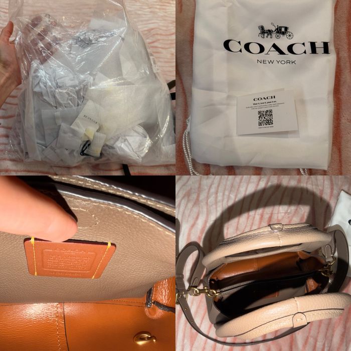 Coach Lana Shoulder Bag , цвят Dark Stone