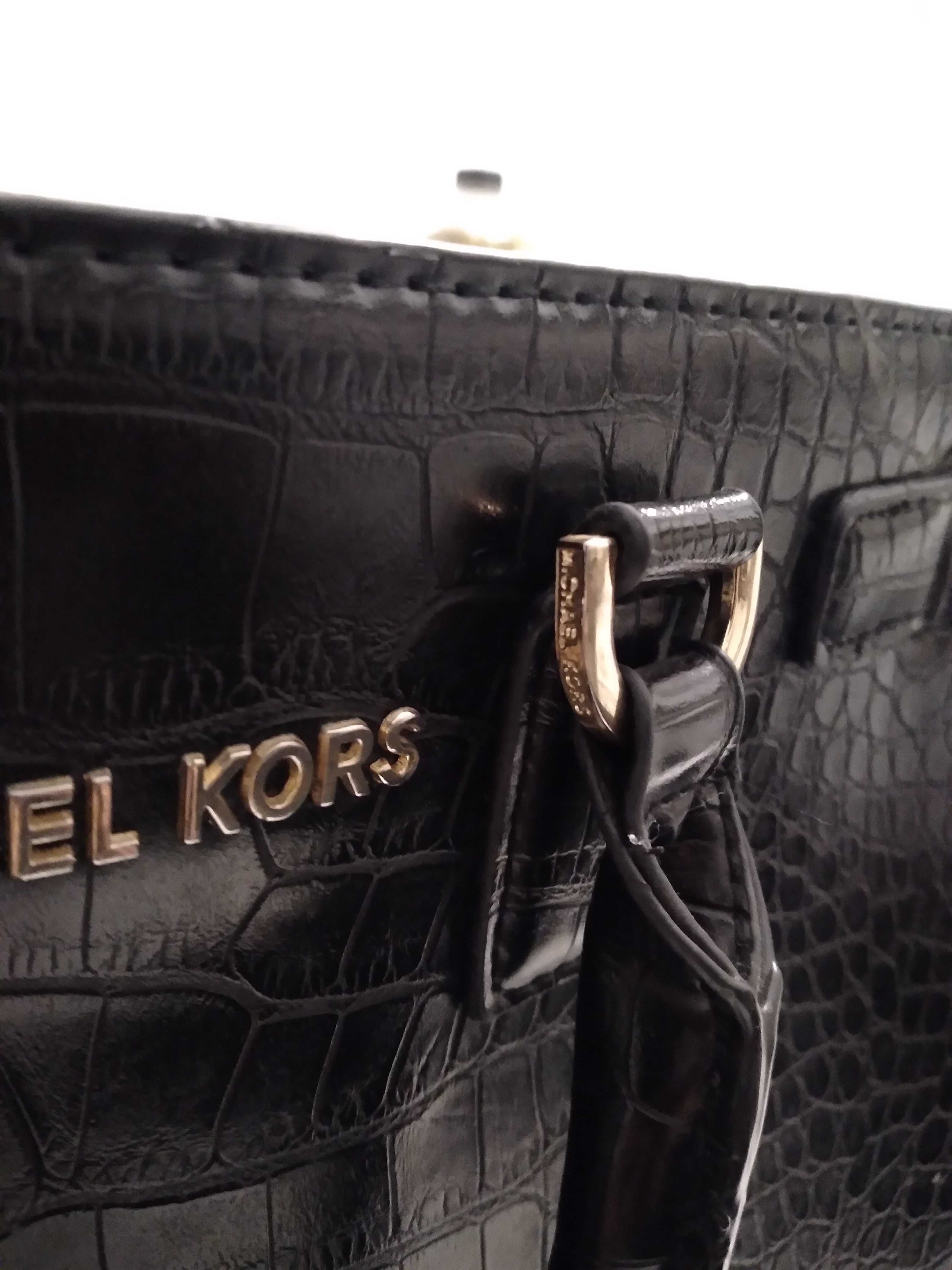 Vand geanta originala Michael Kors, piele crocodil.