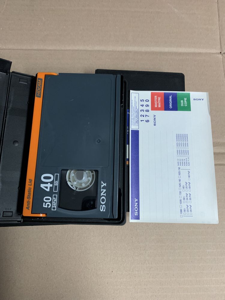 Casete tape video noi SONY BCT 40HD Sony PDV 124N -l
