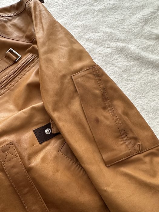 Geaca piele Richmond S maro