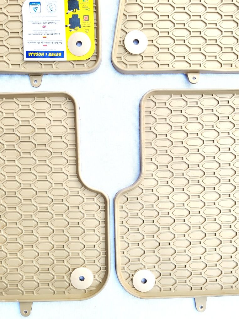 Covorase cauciuc Bej pentru Audi A4 B6/B7( 2000-2008)