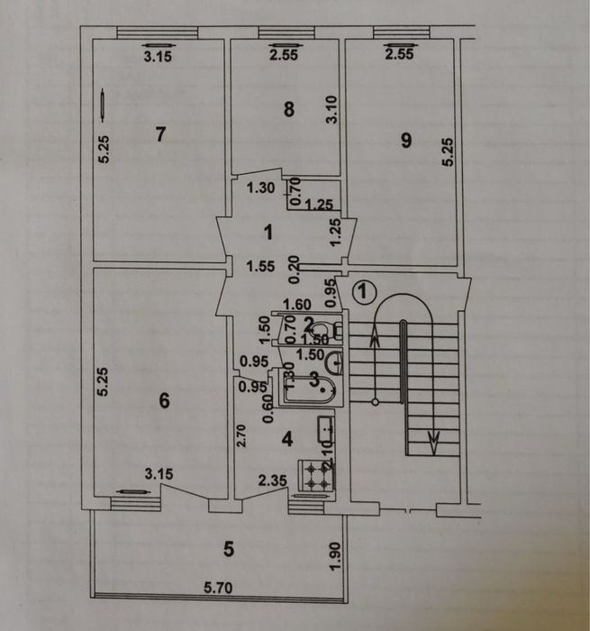 Продаётся 4-комн 3 этаж.    Себзор.    Корзинка