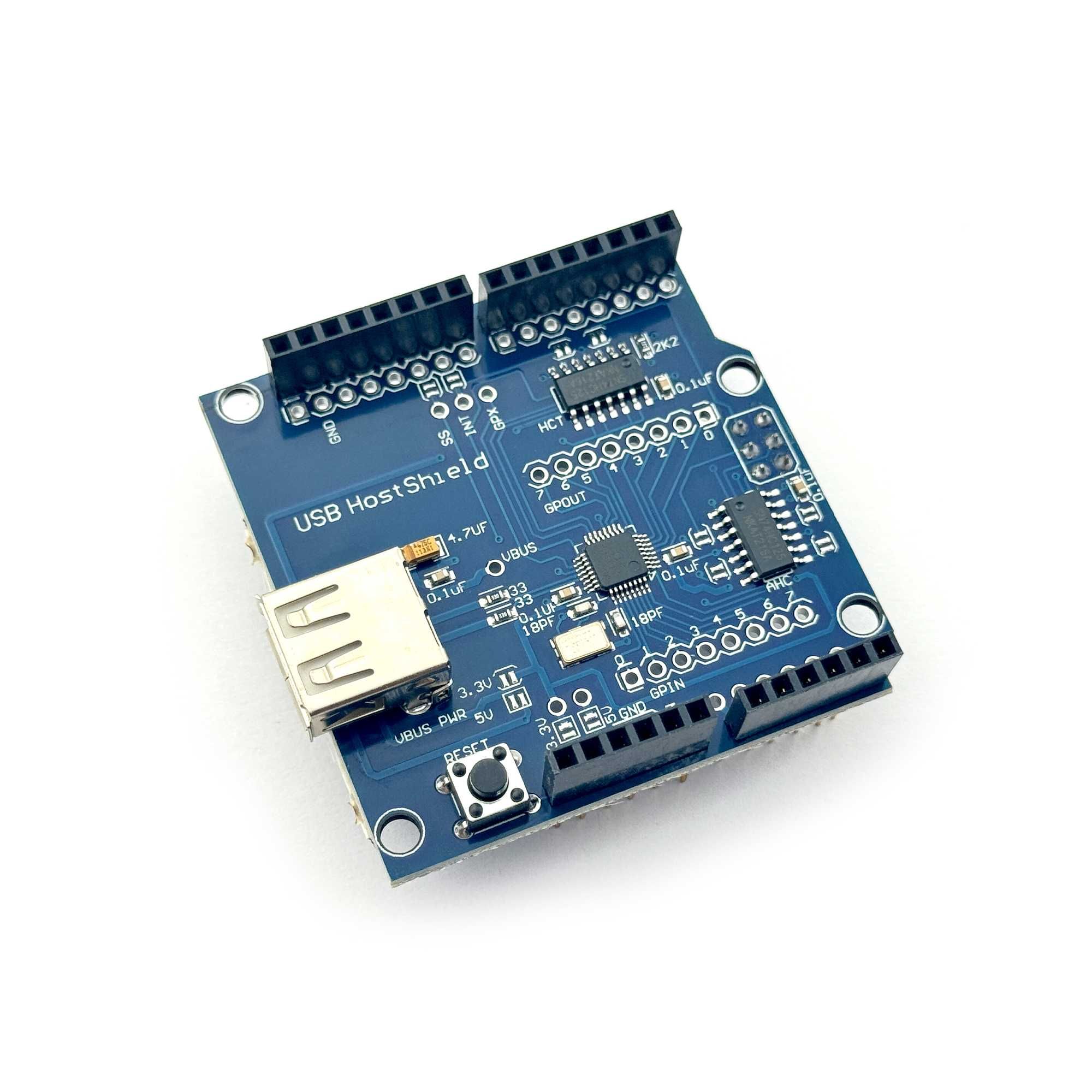 Arduino USB 2.0 Host Shield – USB хост расширение на MAX3421E