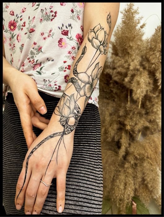 Tatuaje henna naturala