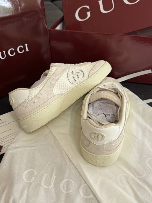 Tenesi Gucci G74 - piele naturala/canvas/marime 36/full box